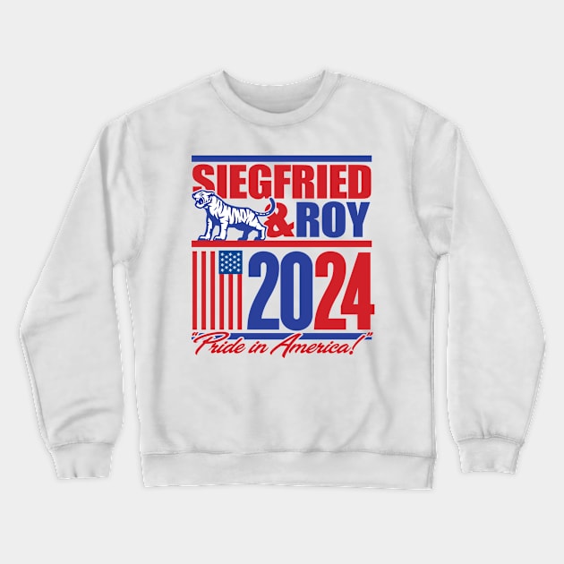 Siegfried Roy 2024 Crewneck Sweatshirt by MindsparkCreative